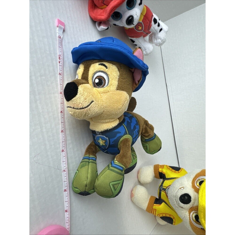 Paw Patrol Plush TY Marshall Chase Rubble Lot Of 4 - Picture 6 of 13